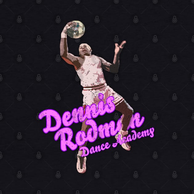 Dennis Rodman Rebel on the Court by Iron Astronaut